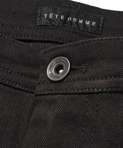 TETE HOMME(テットオム)の「【WEB限定】スリムテーパード カツラギクロップドパンツ(その他パンツ・メンズ・ブラック/ホワイト/ネイビー/ベージュ・SMALL/MEDIUM/LARGE/X-LARGE)」の10枚目の写真