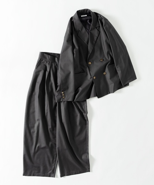 MUHET（ミュエータ）の「【セットアップ可能】アソート２タックパンツ（スラックス・レディース・ネイビー/ブラウン/グレー・X-LARGE/SMALL/MEDIUM）」の16枚目の写真