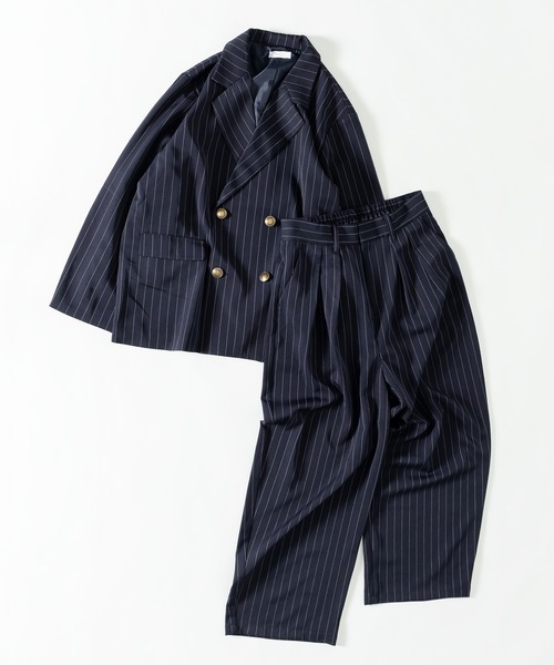 MUHET（ミュエータ）の「【セットアップ可能】アソート２タックパンツ（スラックス・レディース・ネイビー/ブラウン/グレー・X-LARGE/SMALL/MEDIUM）」の6枚目の写真