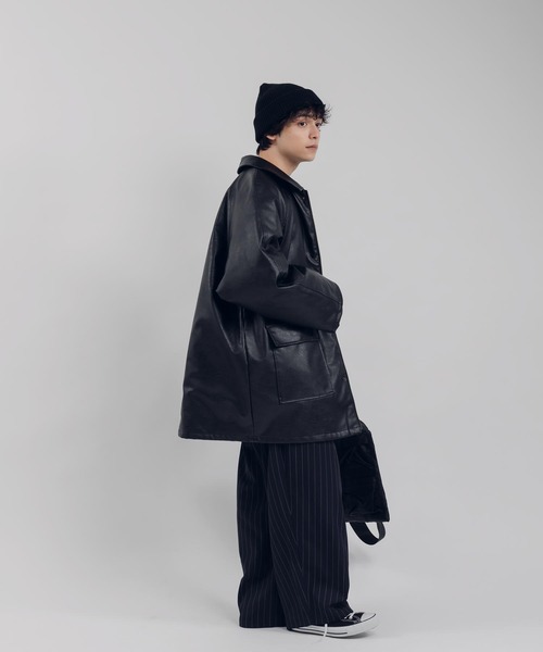 MUHET（ミュエータ）の「【セットアップ可能】アソート２タックパンツ（スラックス・レディース・ネイビー/ブラウン/グレー・X-LARGE/SMALL/MEDIUM）」の7枚目の写真