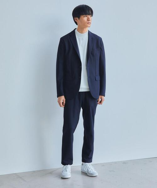 green label relaxing（グリーンレーベルリラクシング）の「トリコットツイル 2B ジャケット -ストレッチ・吸水速乾-（テーラードジャケット・メンズ・ベージュ/ネイビー/ダークグリーン・XS/M/L/XL/S）」の6枚目の写真