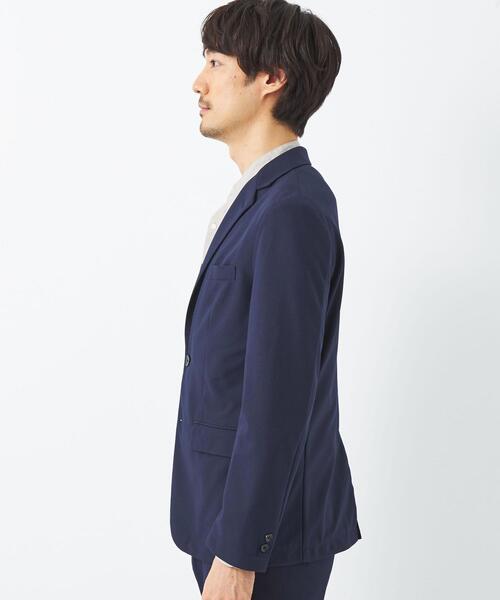 green label relaxing（グリーンレーベルリラクシング）の「トリコットツイル 2B ジャケット -ストレッチ・吸水速乾-（テーラードジャケット・メンズ・ベージュ/ネイビー/ダークグリーン・XS/M/L/XL/S）」の11枚目の写真