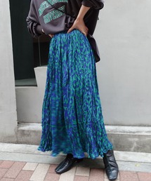 CORNERS | レオパード柄ロングスカート(スカート)