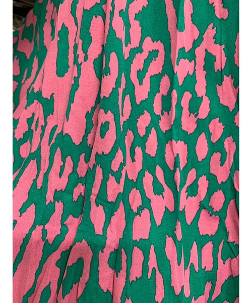 CORNERS(コーナーズ)の「レオパード柄ロングスカート(スカート・レディース・キャメル/ピンク/ベージュ/ネイビー/ブラック・M)」の8枚目の写真