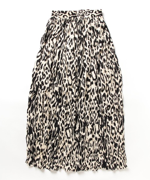 CORNERS（コーナーズ）の「レオパード柄ロングスカート（スカート・レディース・キャメル/ピンク/ベージュ/ネイビー/ブラック・M）」の16枚目の写真
