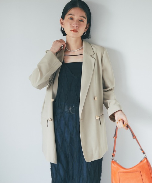 RIVE DROITE（リヴドロワ）の「女性らしいポイントが沢山/チュールキャミワンピース（ワンピース・レディース・ホワイト/ブラック・FREE）」の18枚目の写真