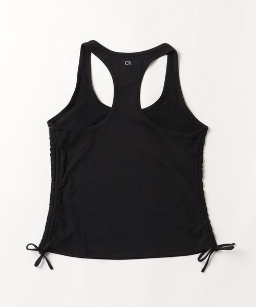 GAP(ギャップ)の「GapFit 起毛ジャージー ルーシュ タンクトップ(タンクトップ・レディース・ホワイト/グリーン/ブラック・M/S/L/XXS/XS)」の7枚目の写真