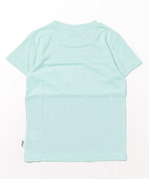 FILA（フィラ）の「【FILA:フィラ】キッズドライピケ半袖Tシャツ（Tシャツ/カットソー・キッズ・ミント/オフホワイト・130/140/150/160）」の3枚目の写真