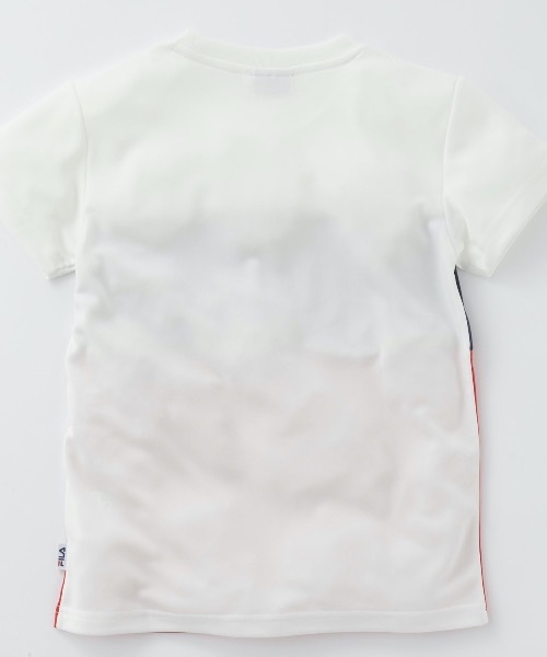 FILA（フィラ）の「【FILA:フィラ】キッズドライピケ半袖Tシャツ（Tシャツ/カットソー・キッズ・ミント/オフホワイト・130/140/150/160）」の10枚目の写真