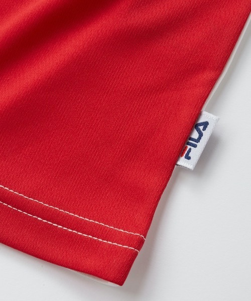 FILA（フィラ）の「【FILA:フィラ】キッズドライピケ半袖Tシャツ（Tシャツ/カットソー・キッズ・ミント/オフホワイト・130/140/150/160）」の8枚目の写真