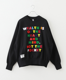 【BILLIONAIRE BOYS CLUB】CHENILLE  PRINT LOGO REVERSE WEAVE