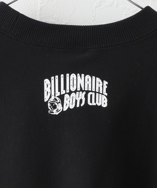 BILLIONAIRE BOYS CLUB(ビリオネア・ボーイズ・クラブ)の「【BILLIONAIRE BOYS CLUB】CHENILLE PRINT LOGO REVERSE WEAVE(スウェット・メンズ・ブラック・MEDIUM)」の6枚目の写真