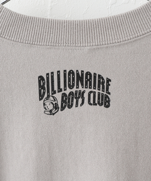 BILLIONAIRE BOYS CLUB(ビリオネア・ボーイズ・クラブ)の「【BILLIONAIRE BOYS CLUB】CHENILLE PRINT LOGO REVERSE WEAVE(スウェット・メンズ・ブラック・MEDIUM)」の7枚目の写真