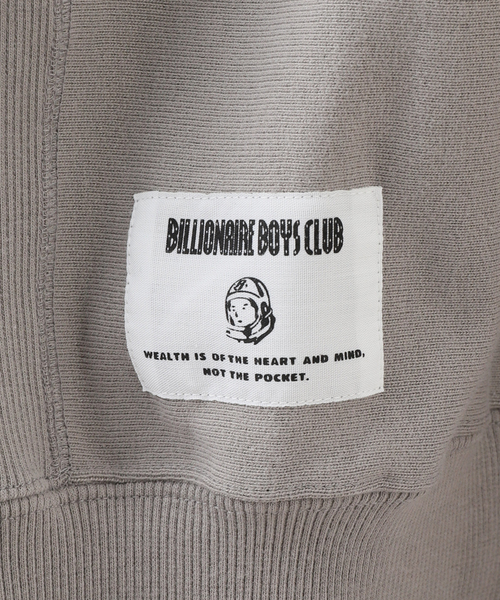 BILLIONAIRE BOYS CLUB(ビリオネア・ボーイズ・クラブ)の「【BILLIONAIRE BOYS CLUB】CHENILLE PRINT LOGO REVERSE WEAVE(スウェット・メンズ・ブラック・MEDIUM)」の12枚目の写真