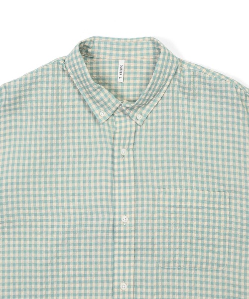SC38　The DUFFER of St.GEORGE　シアサッカーシャツ　S The DUFFER of St.GEORGE OFFICIAL ONLINE SHOP｜The DUFFER of