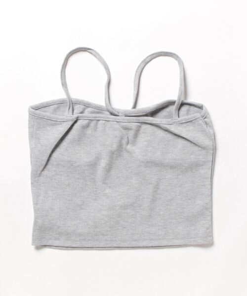 SPIGA（スピーガ）の「ｸﾛｽ紐ﾘﾌﾞｷｬﾐｿｰﾙ（キャミソール・レディース・ブラウン/グレー/ホワイト/ブラック・FREE）」の5枚目の写真