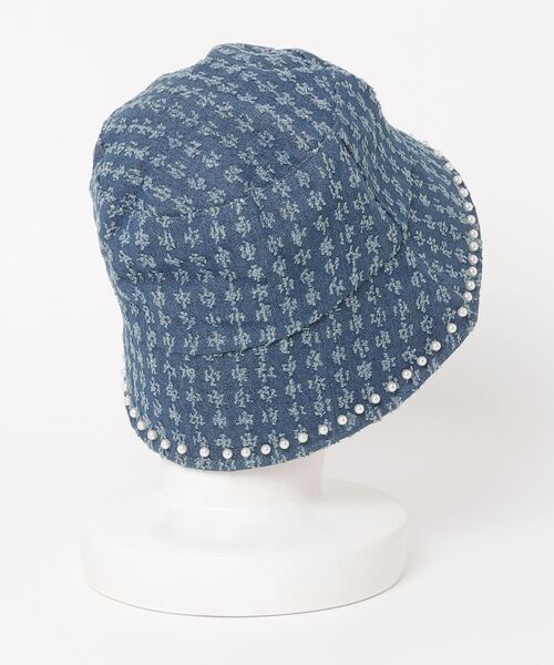paravion（パラビオン）の「デニムパールバケットハット（ハット・レディース・ブラック/ライトブルー・FREE）」の13枚目の写真
