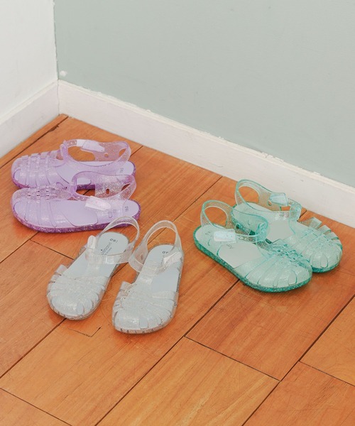 BAYFLOW（ベイフロー）の「FOジェリーサンダル(KDS)（サンダル・キッズ・ラベンダー/セージグリーン/シルバーグレー・19.0cm/18.0cm/21.0cm/17.0cm/20.0cm）」の12枚目の写真