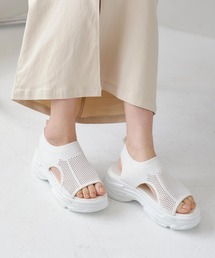 厚底メッシュスポサン