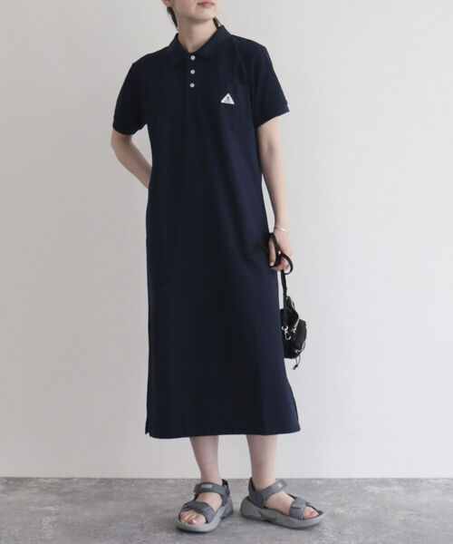 GEVACO(ゲバコ)の「【GEVACO/ゲバコ】ヘビーカノコポロワンピース(ワンピース・レディース・ブラック/ネイビー・38)」の6枚目の写真