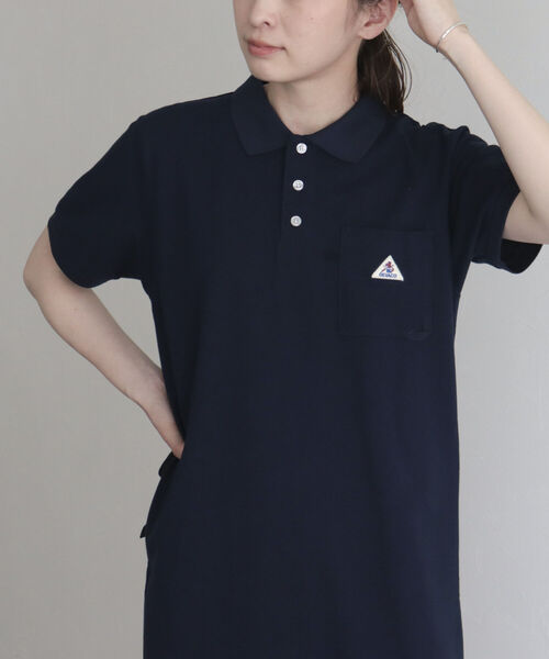 GEVACO(ゲバコ)の「【GEVACO/ゲバコ】ヘビーカノコポロワンピース(ワンピース・レディース・ブラック/ネイビー・38)」の10枚目の写真