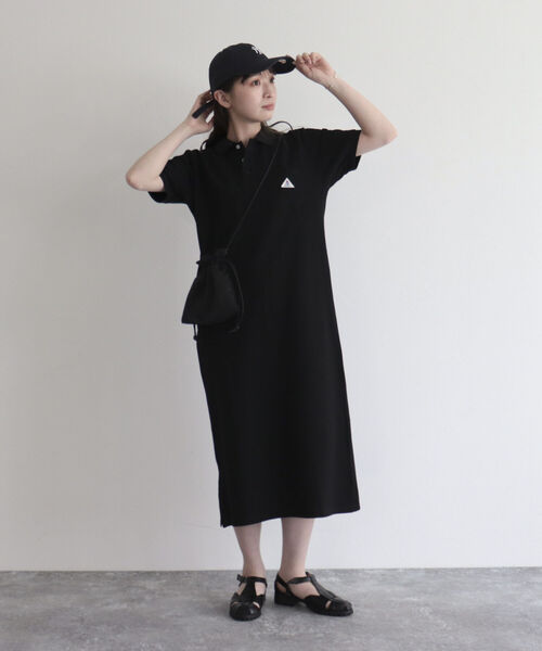 GEVACO(ゲバコ)の「【GEVACO/ゲバコ】ヘビーカノコポロワンピース(ワンピース・レディース・ブラック/ネイビー・38)」の11枚目の写真