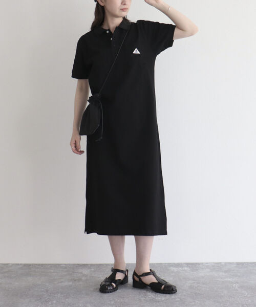 GEVACO(ゲバコ)の「【GEVACO/ゲバコ】ヘビーカノコポロワンピース(ワンピース・レディース・ブラック/ネイビー・38)」の15枚目の写真