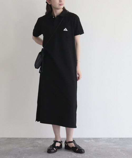 GEVACO(ゲバコ)の「【GEVACO/ゲバコ】ヘビーカノコポロワンピース(ワンピース・レディース・ブラック/ネイビー・38)」の16枚目の写真