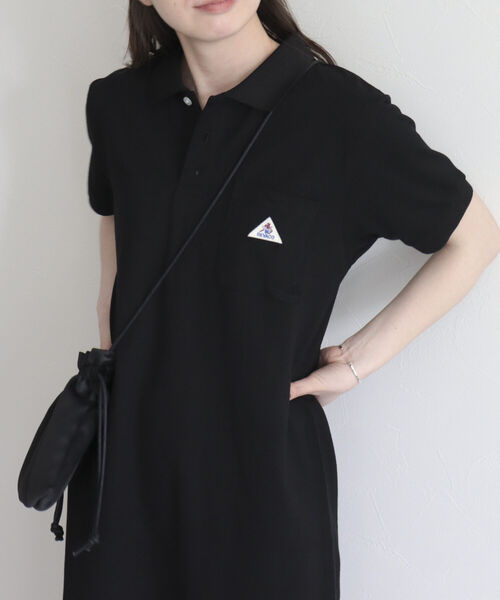 GEVACO(ゲバコ)の「【GEVACO/ゲバコ】ヘビーカノコポロワンピース(ワンピース・レディース・ブラック/ネイビー・38)」の17枚目の写真