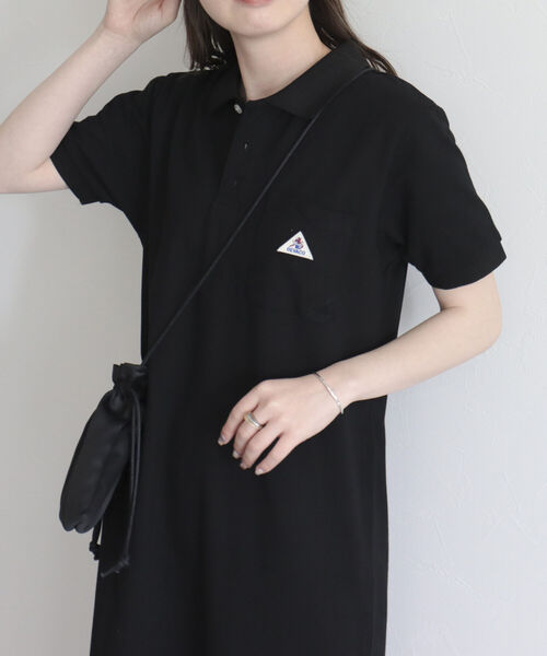 GEVACO(ゲバコ)の「【GEVACO/ゲバコ】ヘビーカノコポロワンピース(ワンピース・レディース・ブラック/ネイビー・38)」の18枚目の写真