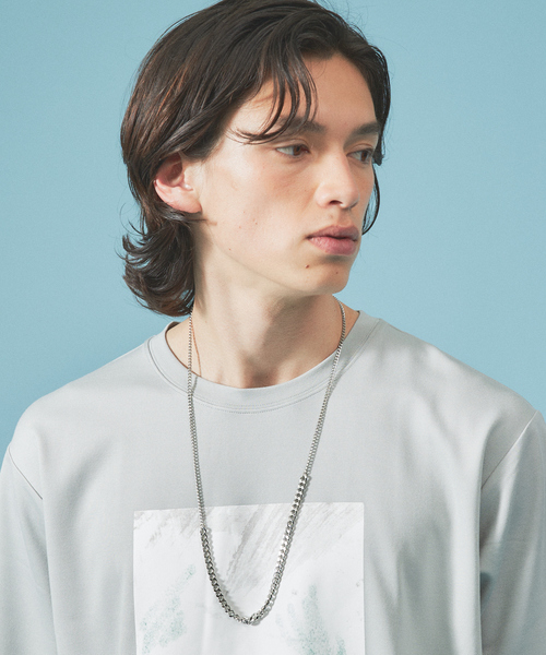 MYSELF ABAHOUSE（マイセルフアバハウス）の「【Leonor】選べる 切替デザイン ユニセックス 喜平チェーン ネックレス（ネックレス・メンズ・その他2/その他3/その他1・フリー）」の2枚目の写真