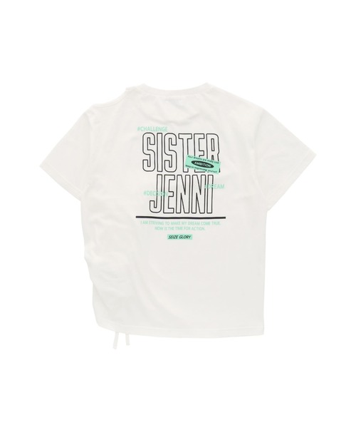 SISTER JENNI（SISTER JENNI）の「接触冷感ドロストBIGTシャツ（Tシャツ/カットソー・キッズ・ブラック/オフホワイト/オレンジ・140cm/160cm/150cm/130cm）」の12枚目の写真