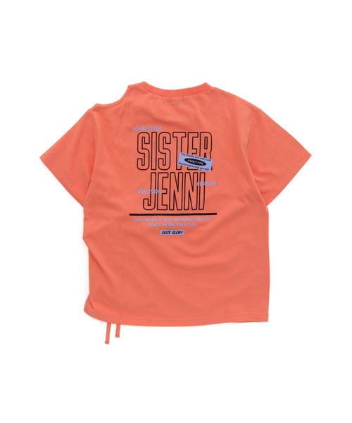 SISTER JENNI（SISTER JENNI）の「接触冷感ドロストBIGTシャツ（Tシャツ/カットソー・キッズ・ブラック/オフホワイト/オレンジ・140cm/160cm/150cm/130cm）」の10枚目の写真