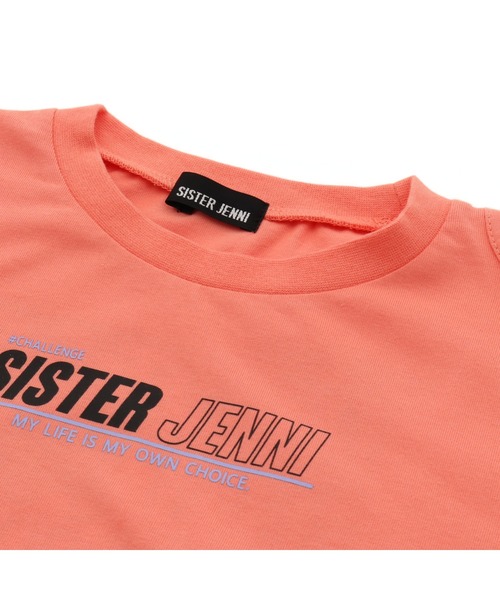 SISTER JENNI（SISTER JENNI）の「接触冷感ドロストBIGTシャツ（Tシャツ/カットソー・キッズ・ブラック/オフホワイト/オレンジ・140cm/160cm/150cm/130cm）」の20枚目の写真