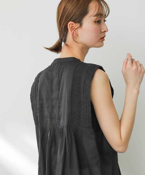 SENSE OF PLACE by URBAN RESEARCH（センスオブプレイスバイアーバンリサーチ）の「インドタックデザインブラウス（シャツ/ブラウス・レディース・ブラック/ライトブルー/オフホワイト・ONE）」の17枚目の写真