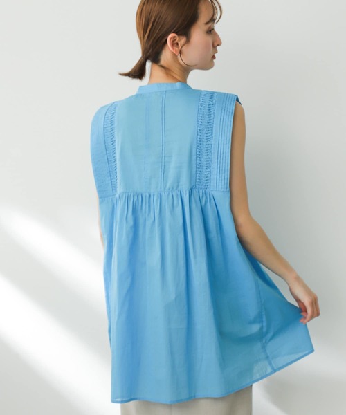 SENSE OF PLACE by URBAN RESEARCH（センスオブプレイスバイアーバンリサーチ）の「インドタックデザインブラウス（シャツ/ブラウス・レディース・ブラック/ライトブルー/オフホワイト・ONE）」の11枚目の写真