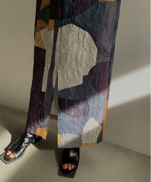 Ameri（アメリ）の「MEDI MURAL I LINE SKIRT（スカート）」 - WEAR