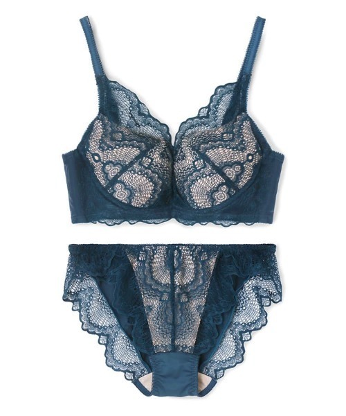 northerly（ノーザリー）の「カシュクール脇高ブラジャー&ショーツ（ブラ&ショーツ・レディース・アイボリー/ブルー/ブラック/グリーン/ラベンダー/ピンク系/ローズ系/アッシュグレー/レッド/グレー系その他・B65/C65/D65/E65/F65/B70/C70/D70/E70/F70/B75/C75/D75/E75/F75）」の20枚目の写真