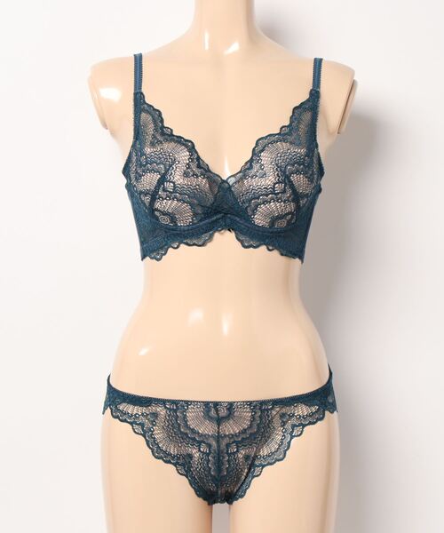 northerly（ノーザリー）の「カシュクール脇高ブラジャー&ショーツ（ブラ&ショーツ・レディース・アイボリー/ブルー/ブラック/グリーン/ラベンダー/ピンク系/ローズ系/アッシュグレー/レッド/グレー系その他・B65/C65/D65/E65/F65/B70/C70/D70/E70/F70/B75/C75/D75/E75/F75）」の15枚目の写真