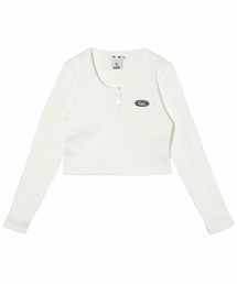 X-girl | L/S HENLEY NECK TOP(Tシャツ/カットソー)