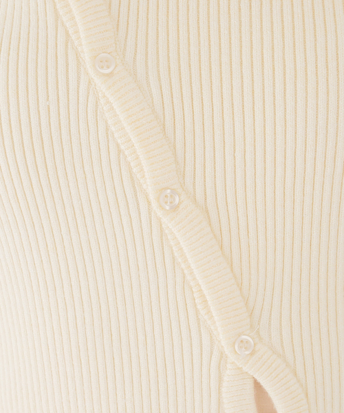 ANNA SUI NYC（アナ スイ エヌ ワイ シー）の「【ANNA SUI NYC/ アナスイエヌワイシー】リブニットトップス（ニット/セーター・レディース・ブラック/ホワイト・MEDIUM/LARGE）」の18枚目の写真