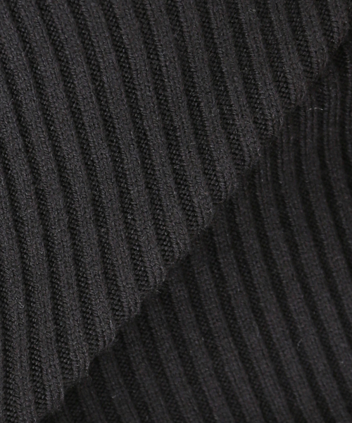 ANNA SUI NYC（アナ スイ エヌ ワイ シー）の「【ANNA SUI NYC/ アナスイエヌワイシー】リブニットトップス（ニット/セーター・レディース・ブラック/ホワイト・MEDIUM/LARGE）」の22枚目の写真