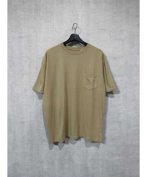 cuffne（カフネ）の「【Un】【it】【cuffne(カフネ)】ポケット付き半袖Tee&タンクトップ（アンサンブル・レディース・オリーブ/チャコールグレー/ベージュ/ホワイト/ブラウン・S/M/L）」の4枚目の写真