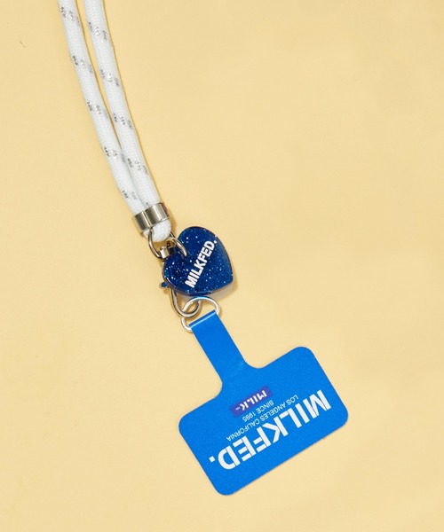 MILKFED.（ミルクフェド）の「MILKFED. PHONE STRAP BLUE（スマホグッズ・レディース・ブルー・ONE SIZE）」の9枚目の写真