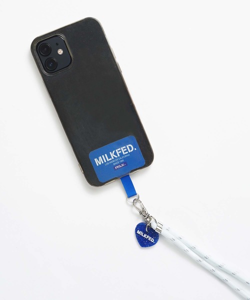 MILKFED.（ミルクフェド）の「MILKFED. PHONE STRAP BLUE（スマホグッズ・レディース・ブルー・ONE SIZE）」の4枚目の写真