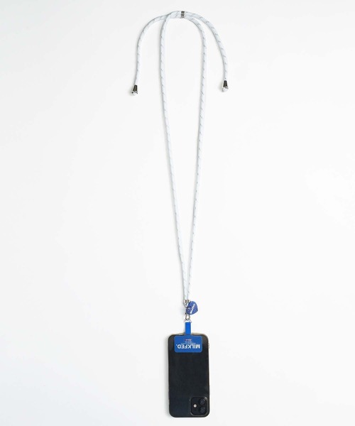 MILKFED.（ミルクフェド）の「MILKFED. PHONE STRAP BLUE（スマホグッズ・レディース・ブルー・ONE SIZE）」の3枚目の写真