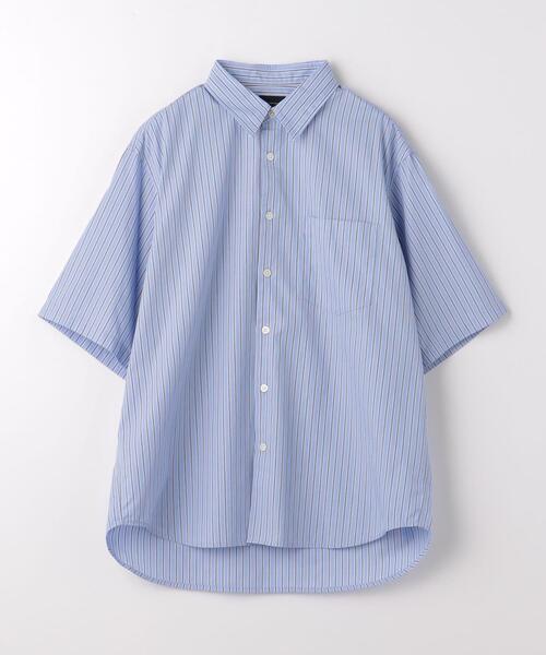 green label relaxing（グリーンレーベルリラクシング）の「ストライプパターン ジャストルーズ シャツ（シャツ/ブラウス・メンズ・ライトブルー/ホワイト/ケリー・S/M/XL/L）」の13枚目の写真