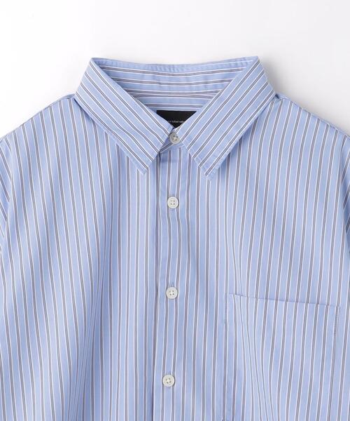 green label relaxing（グリーンレーベルリラクシング）の「ストライプパターン ジャストルーズ シャツ（シャツ/ブラウス・メンズ・ライトブルー/ホワイト/ケリー・S/M/XL/L）」の12枚目の写真