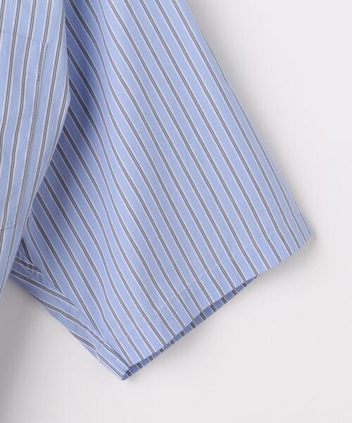 green label relaxing（グリーンレーベルリラクシング）の「ストライプパターン ジャストルーズ シャツ（シャツ/ブラウス・メンズ・ライトブルー/ホワイト/ケリー・S/M/XL/L）」の9枚目の写真