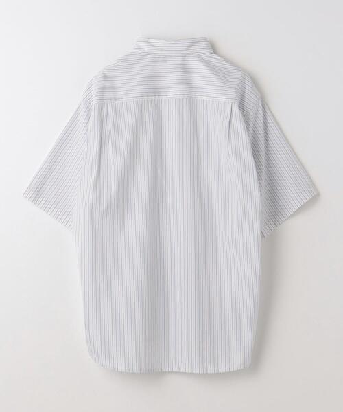 green label relaxing（グリーンレーベルリラクシング）の「ストライプパターン ジャストルーズ シャツ（シャツ/ブラウス・メンズ・ライトブルー/ホワイト/ケリー・S/M/XL/L）」の21枚目の写真